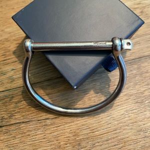 Miansai sterling silver screw cuff